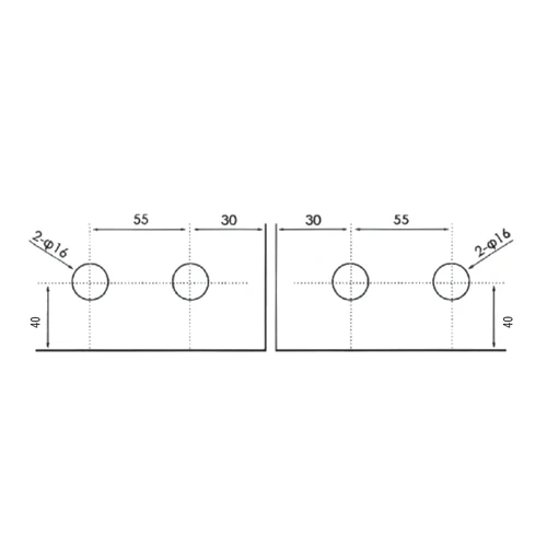 Bisagra Con Guia Sistema Plegable. Satinada Para Vidrios 10-12 Mm - Image 3