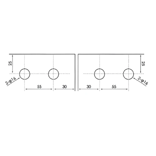 Bisagra Con Ruedas Sistema Plegable. Satinada Para Vidrios 10-12 Mm - Image 3