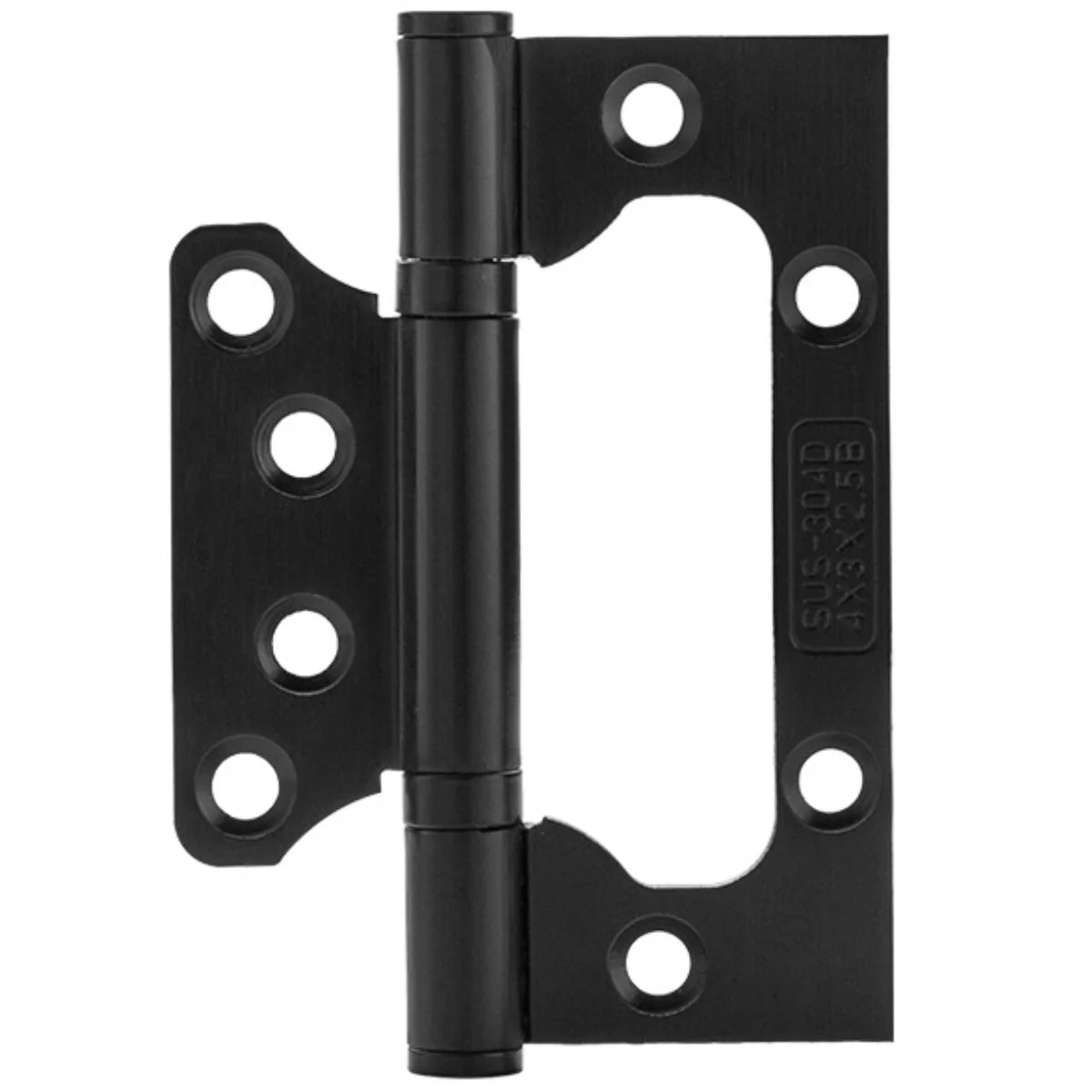 Bisagras Mariposa Para Puerta 4" X 3" X 2.1Mm. Acero Inoxidable. Color Negro. (2 Pzas) (Se Vende En Pares)