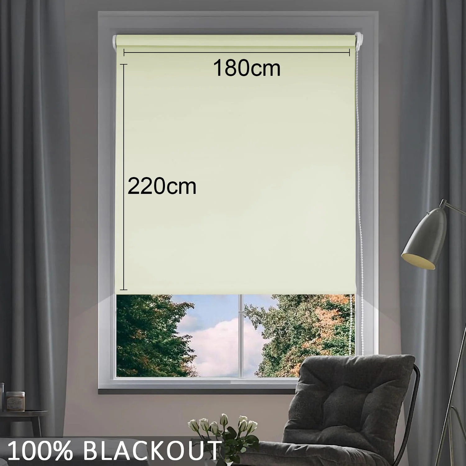Blackouts Rollers 100% Opacos. Color Beige Claro - Image 9