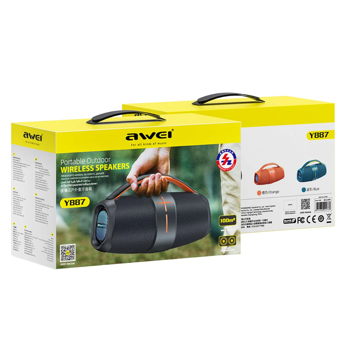 Bocina Bluetooth 5.3 Portátil De 20W RMS. Speaker Parlante Inalámbrico Doble Canal TWS. Altavoz Recargable Con Batería De 3600Mah Y Asa De Transporte. - Image 3