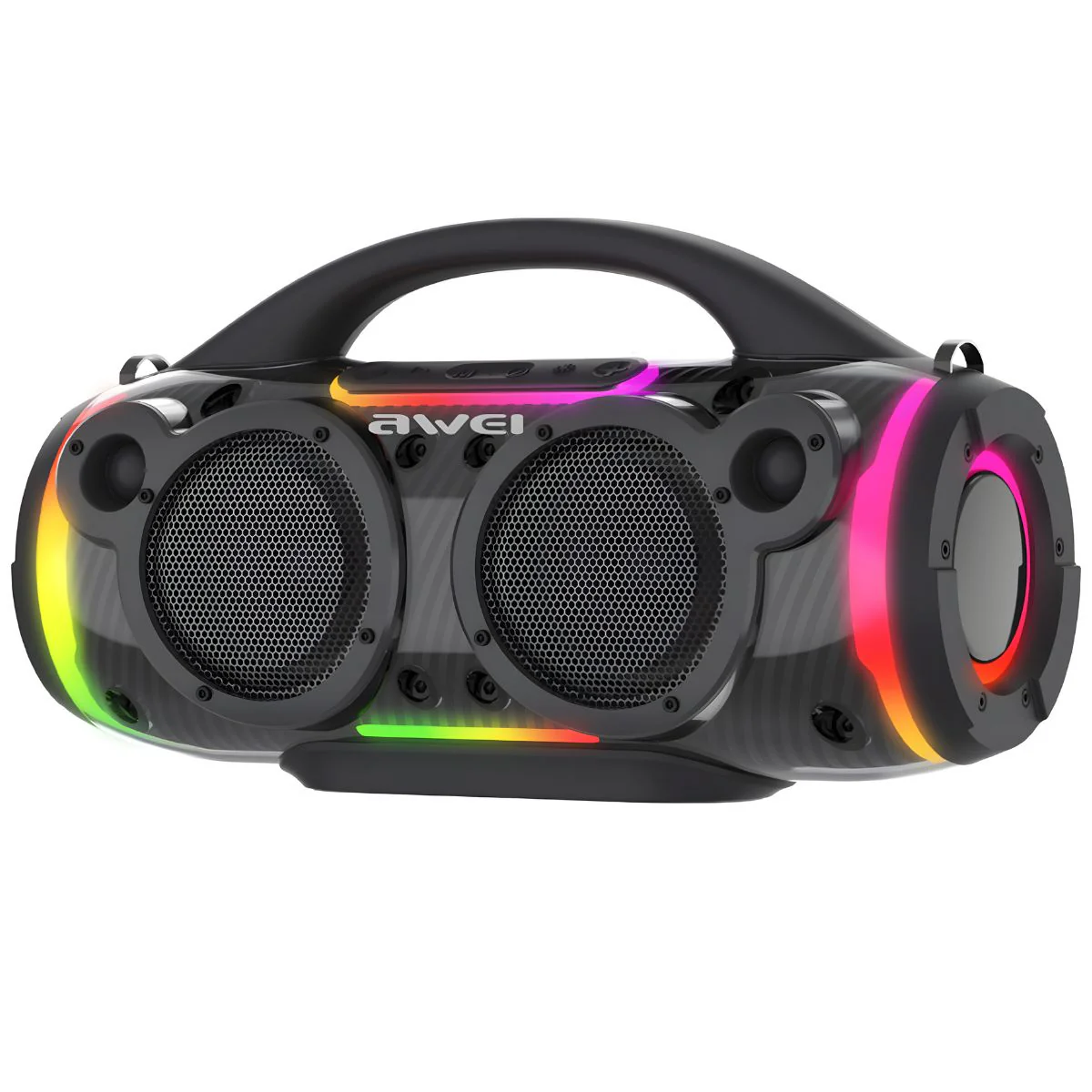 Bocina Bluetooth 5.3 Portátil De 60W RMS. Speaker Parlante Inalámbrico Con Luces LED RGB. Altavoz Recargable De Alta Potencia. - Image 2