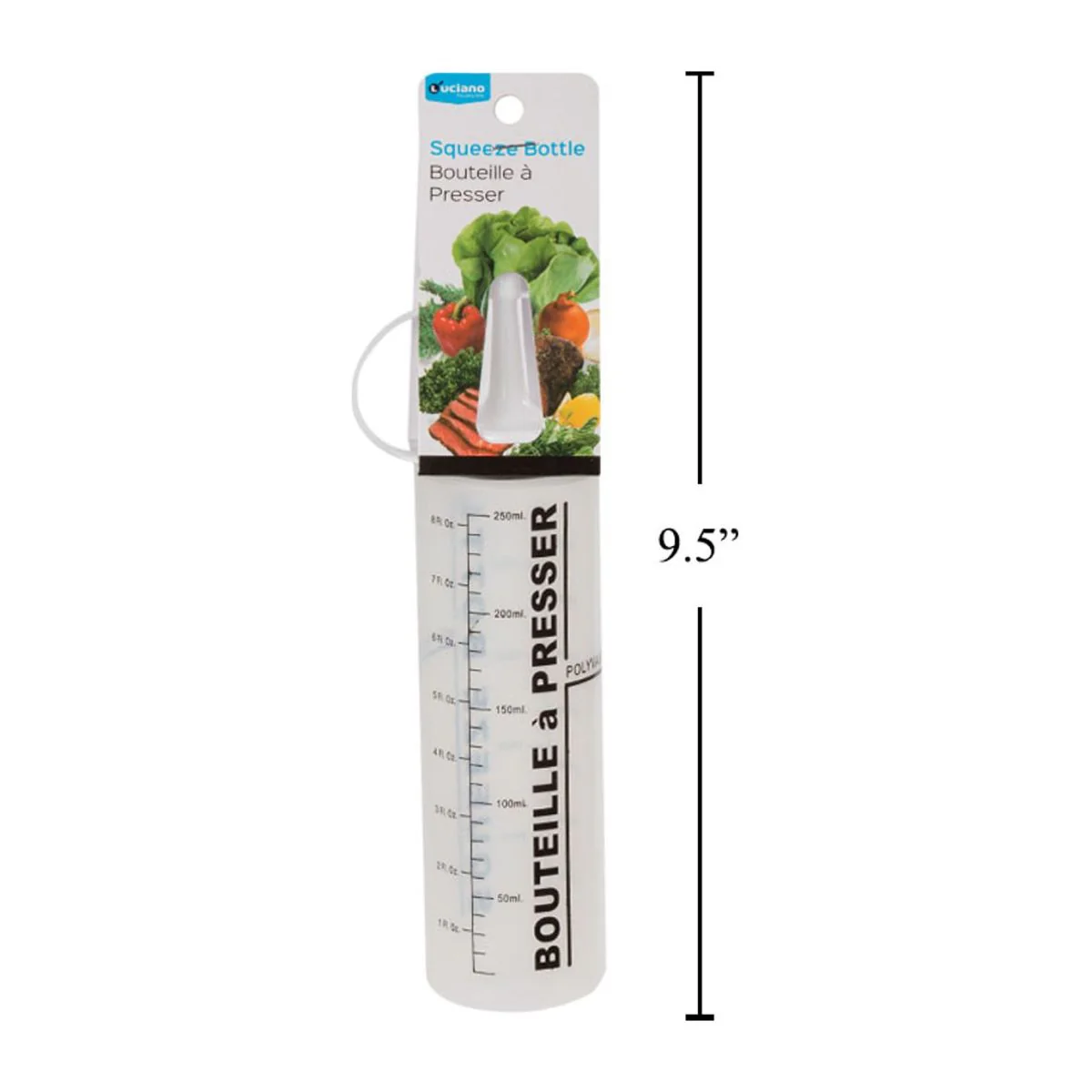 Botella De Plástico Dispensadora De Aderezo Para Ensaladas Luciano - Image 4