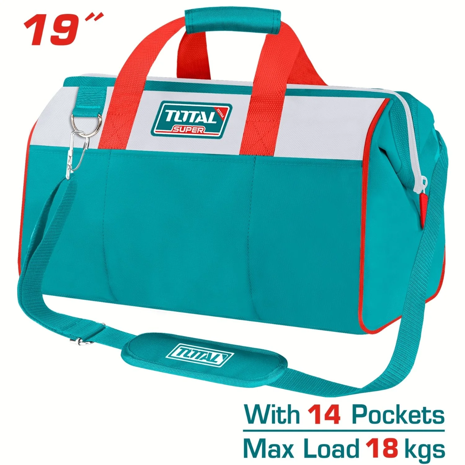 Bolsa De Herramientas De 14 Bolsillos. 19" Carga 18Kg - Image 2