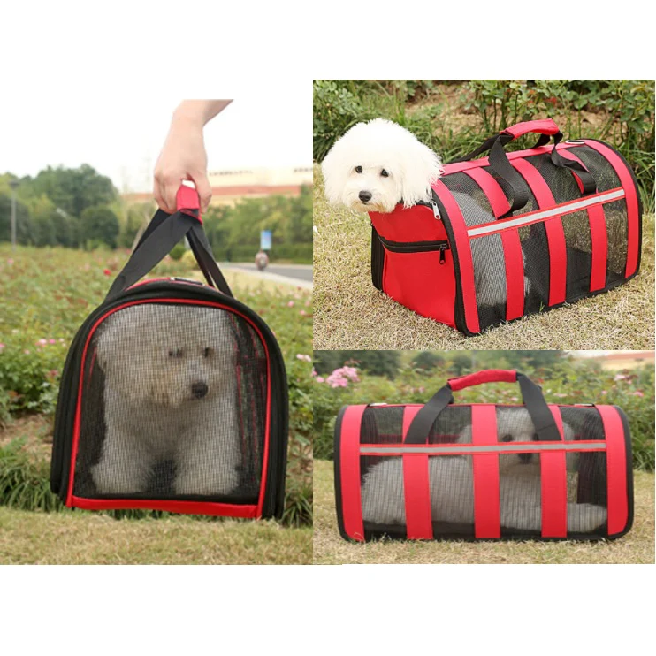 Bolsa Transportadora Para Mascotas. Color Negro. Tamaño 50X27x28cm. - Image 3