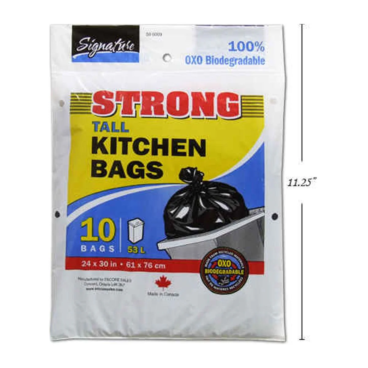 Bolsas De Basura Cocina De 10 Piezas De 24 X 30 "De Alto, Negras - Image 4