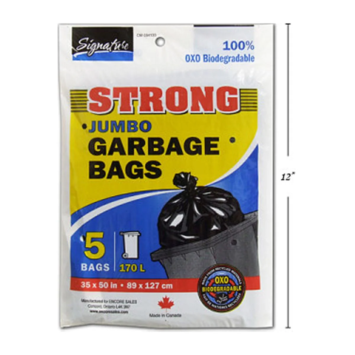 Bolsas De Basura Gigantes Para Exteriores 5-Pc 35X50 " Resistentes - Image 6