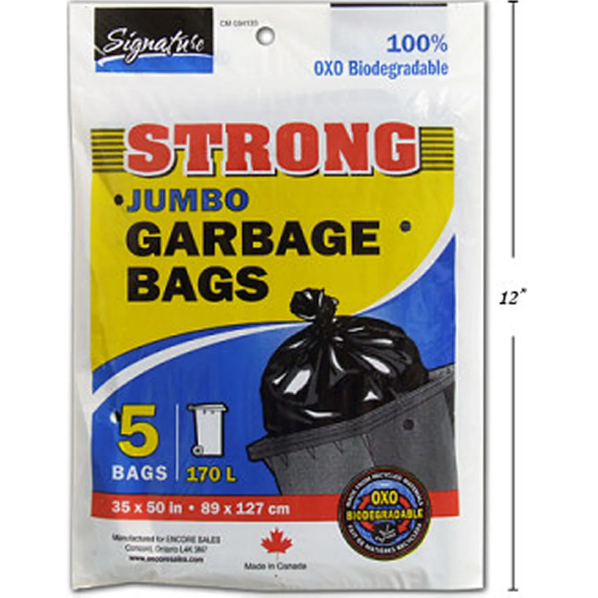 Bolsas De Basura Gigantes Para Exteriores 5-Pc 35X50 " Resistentes - Image 8