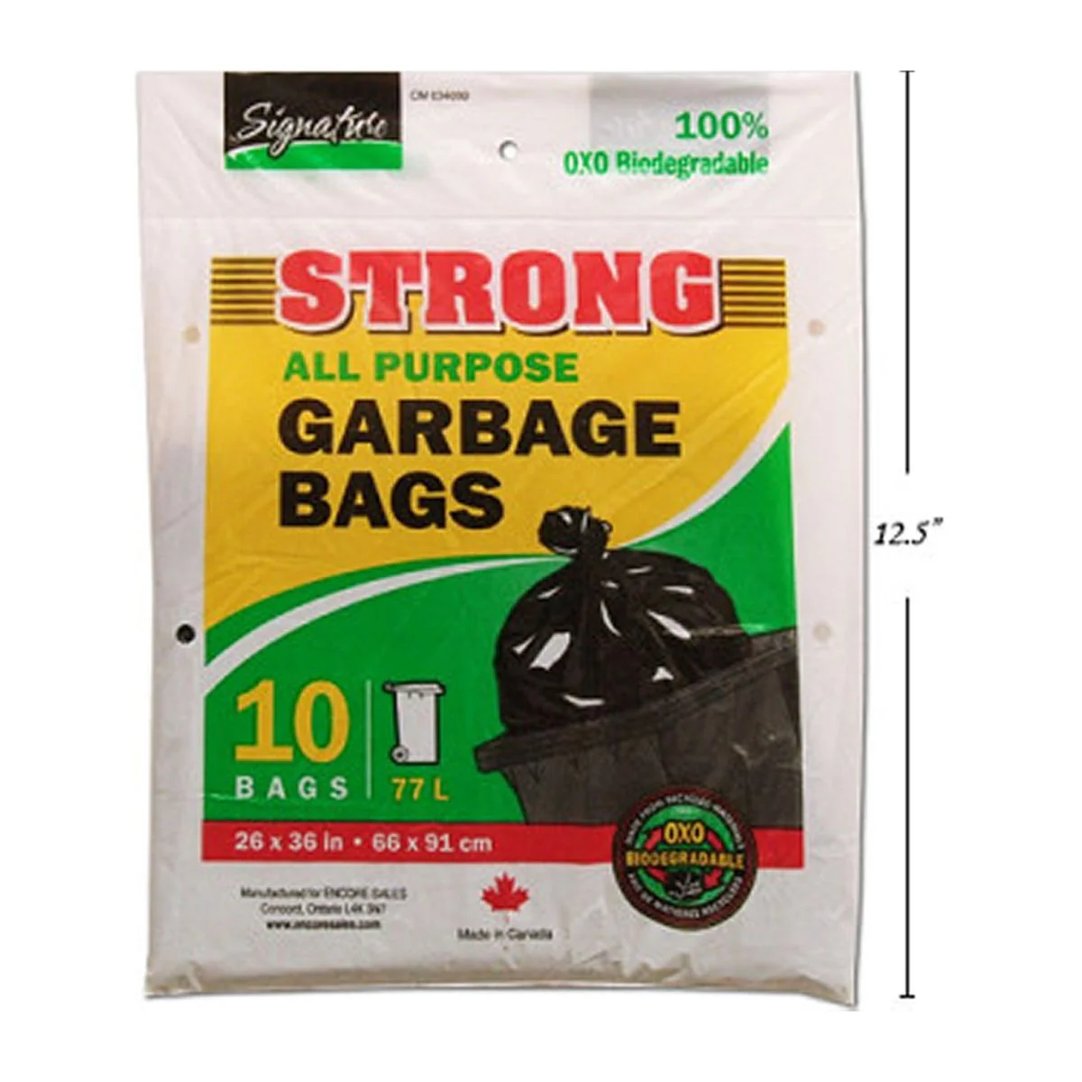 Bolsas De Basura Para Exteriores, 10 Piezas, 26 X 36 ", Color Negro - Image 3