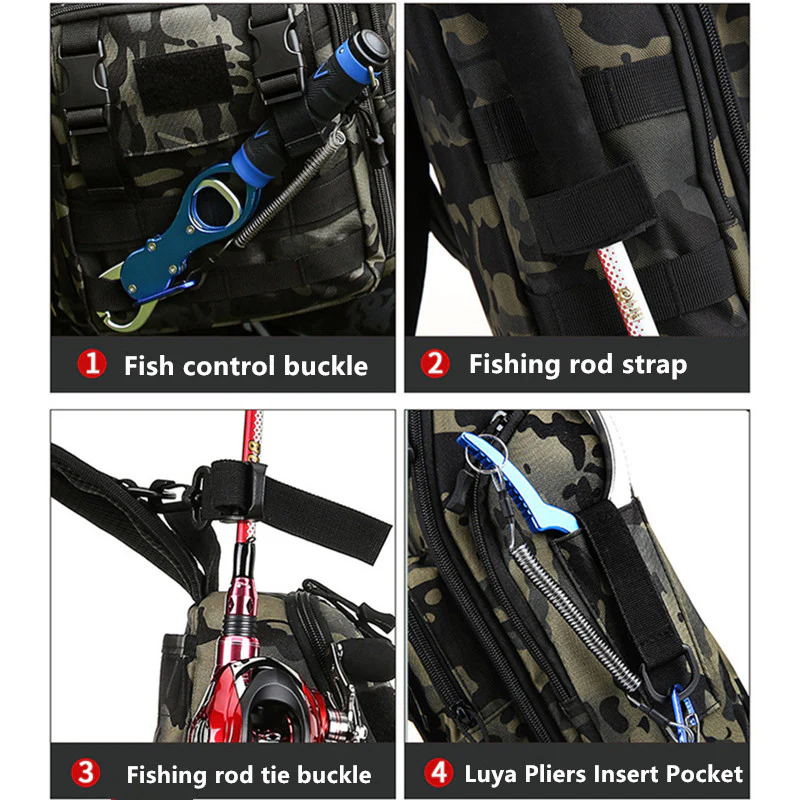 Bolso Táctico Multifuncional Para Pesca - Image 2