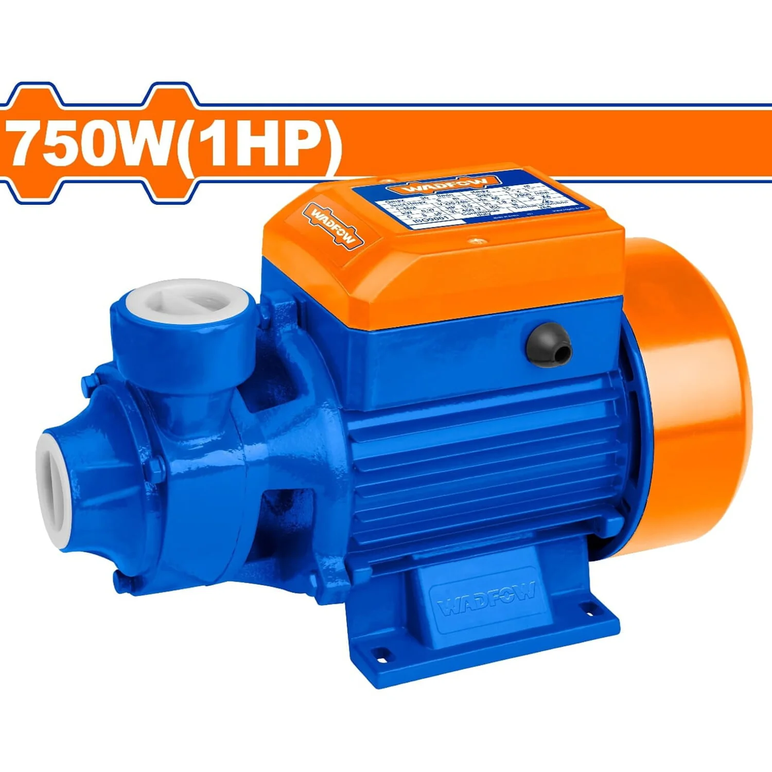 Bomba De Agua Periférica 750W 1 HP Voltaje: 110-120V. Flujo Máximo: 46L. Succión: 8M. - Image 2