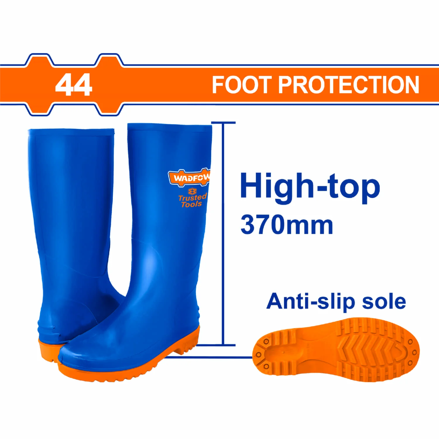 Botas Caucho Extra Altas. 100% Resistente Al Agua. PVC. Suela Antiresbalante. Altura:370Mm (Par) Botas Industriales - Image 8