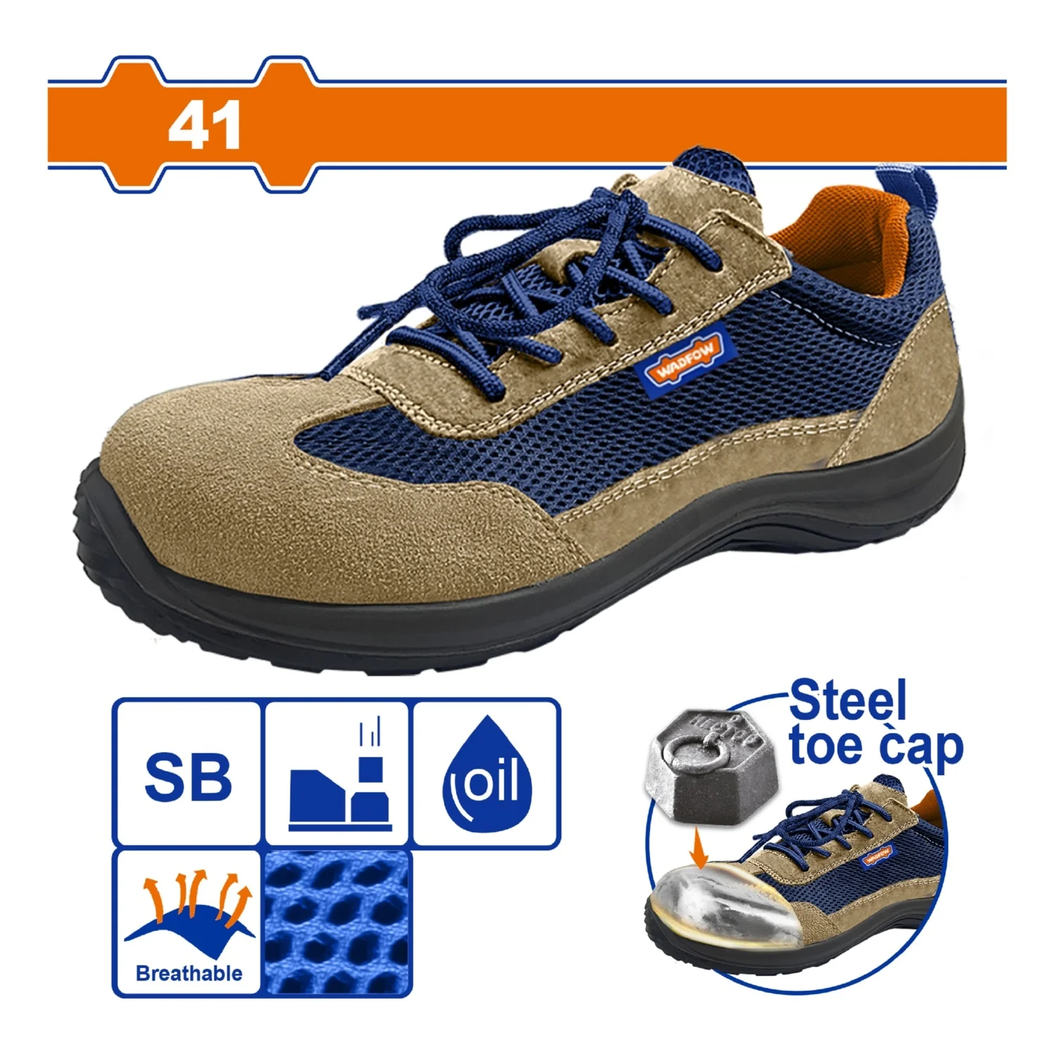 Botas De Seguridad Gamuza Y Textil Con Punta De Acero. Ideal En Trabajos Pesados. - Image 5
