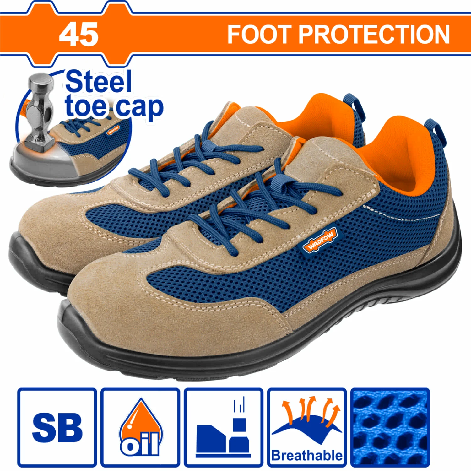 Botas De Seguridad Gamuza Y Textil Con Punta De Acero. Ideal En Trabajos Pesados. - Image 9