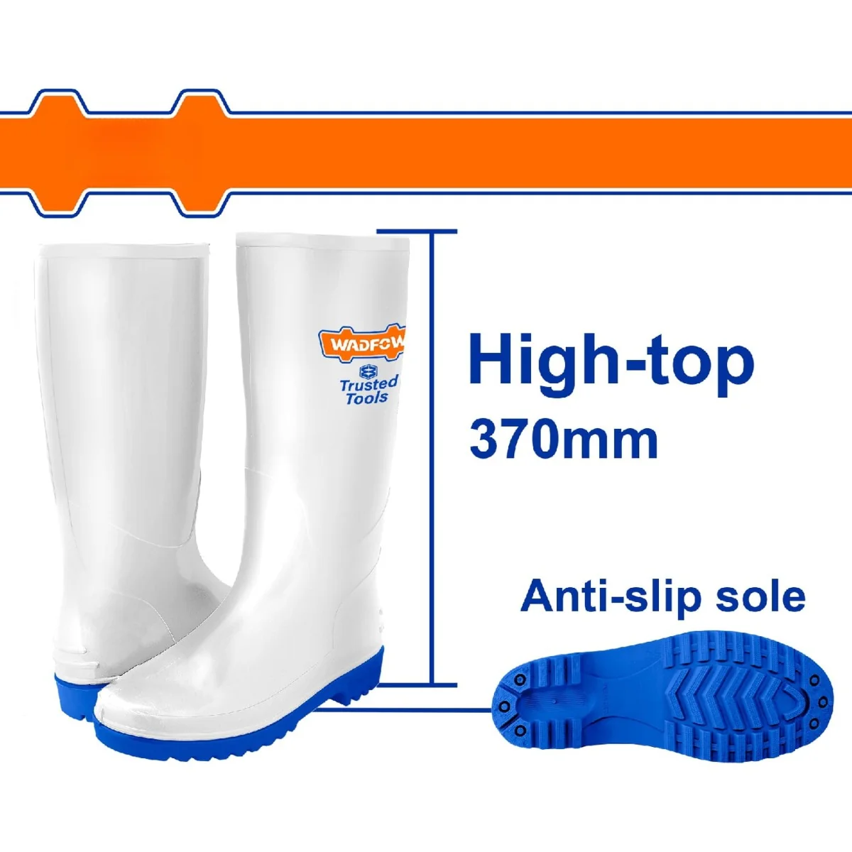 Botas Extra Altas. 100% Resistente Al Agua. PVC. Suela Antiresbalante. Altura:370Mm.