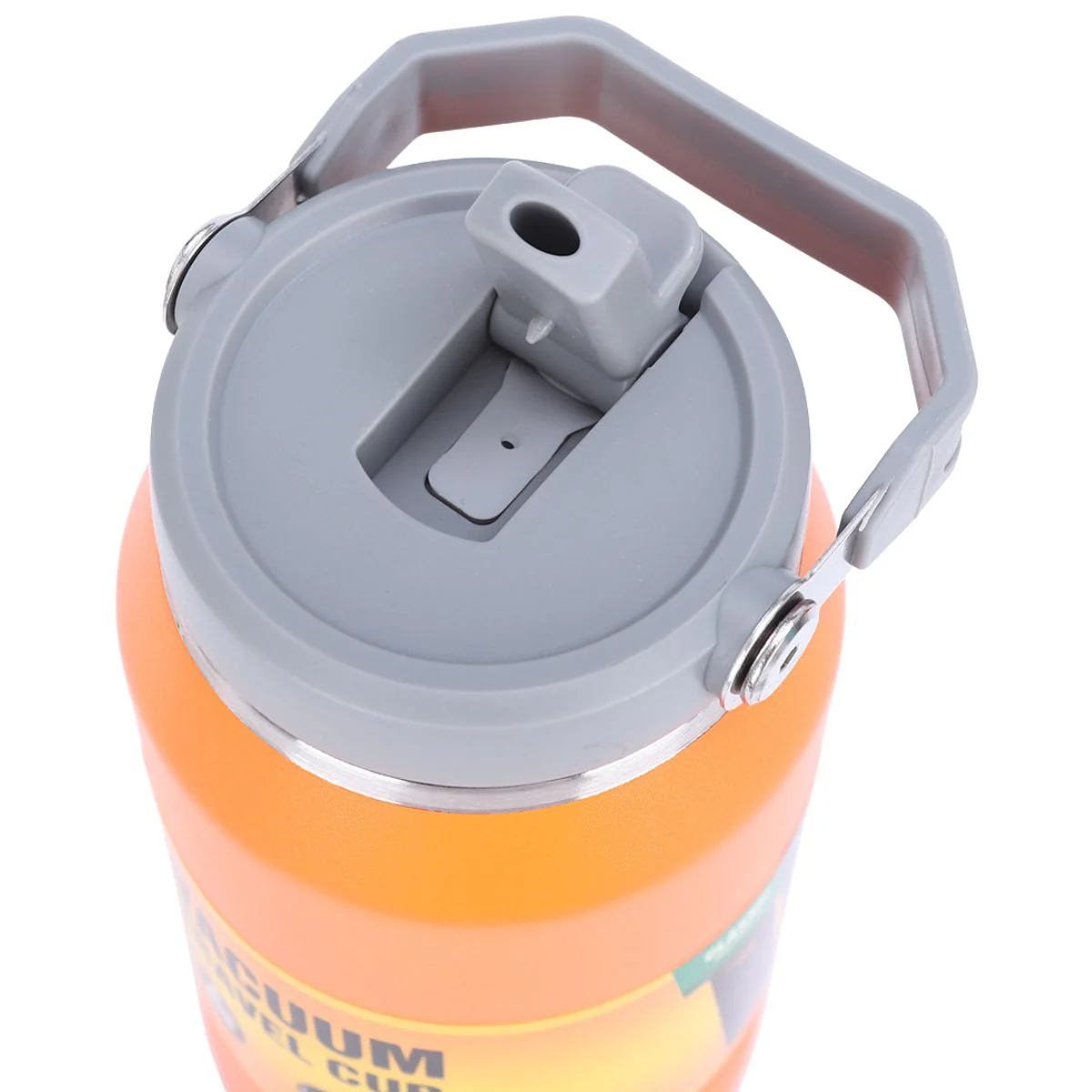 Botella De Agua Térmica 1200Ml. Termo Naranja De Doble Pared. Acero Inoxidable. Libre De BPA. - Image 2