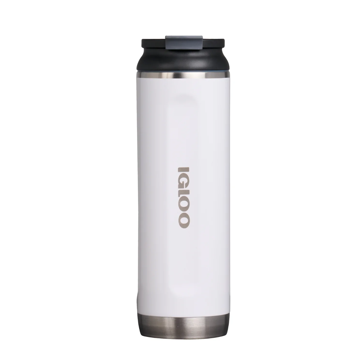 Botella De Agua Térmica 20Oz Igloo. Vaso Térmico De Acero Inoxidable Color Blanco.
