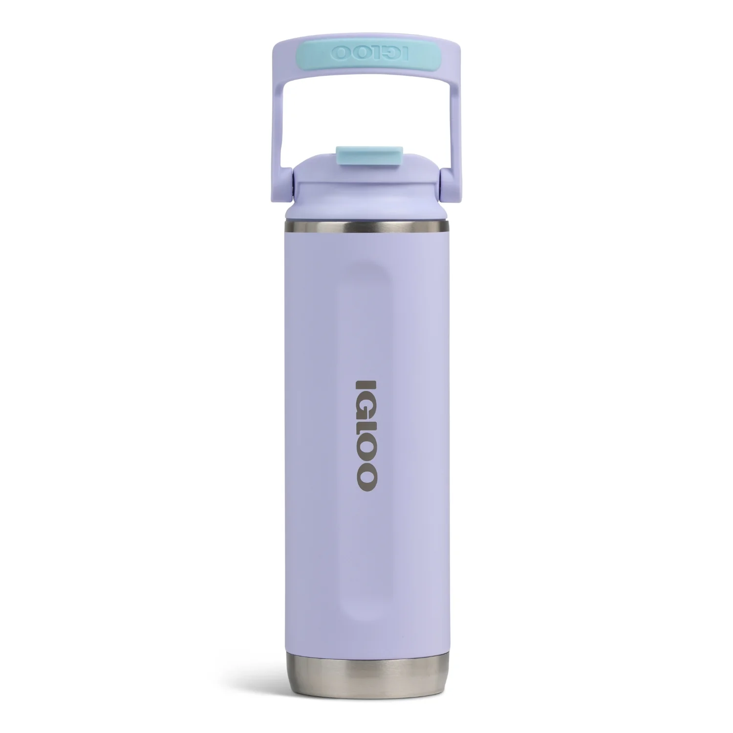 Botella De Agua Térmica 20Oz Igloo. Vaso Térmico De Acero Inoxidable Color Lila.
