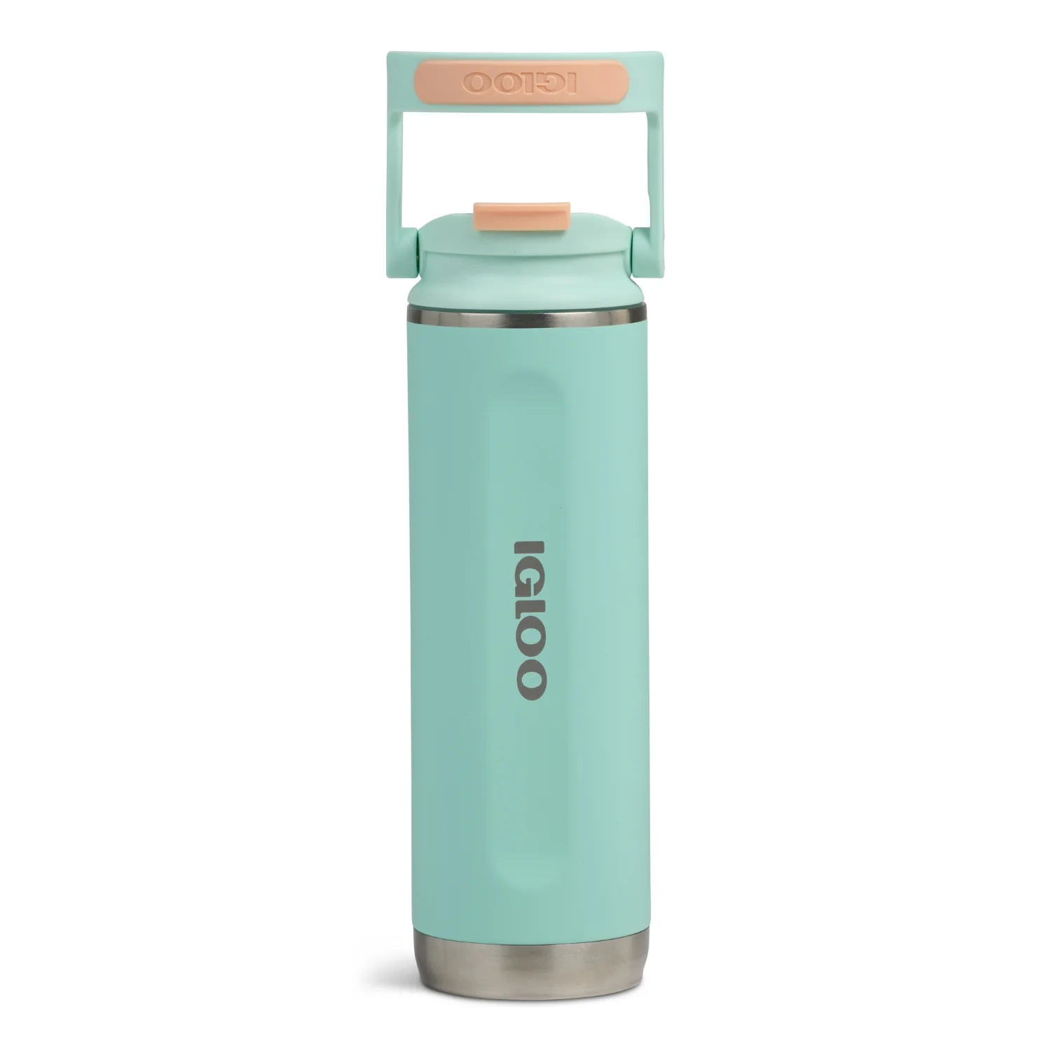 Botella De Agua Térmica 20Oz Igloo. Vaso Térmico De Acero Inoxidable Color Verde Menta.