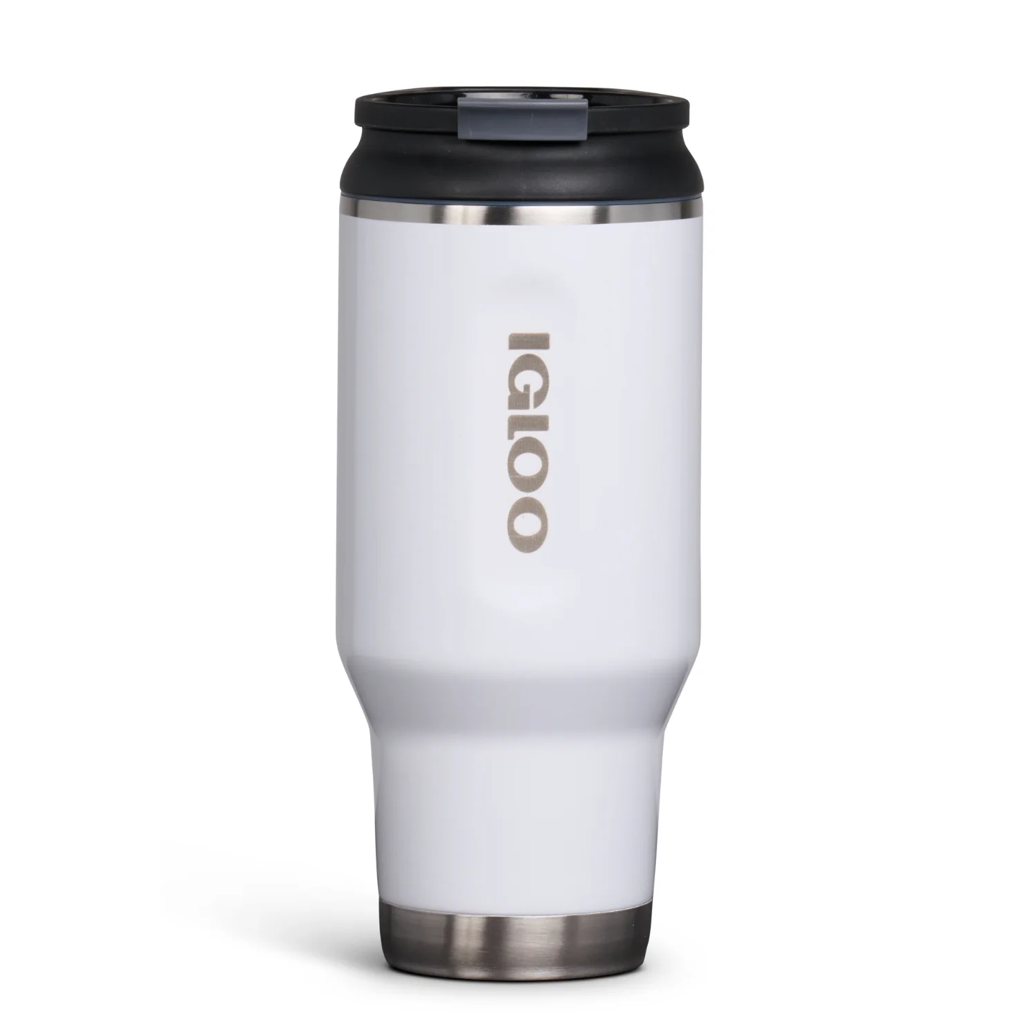 Botella De Agua Térmica 32Oz Igloo. Vaso Térmico Para Cafe De Acero Inoxidable Color Blanco.
