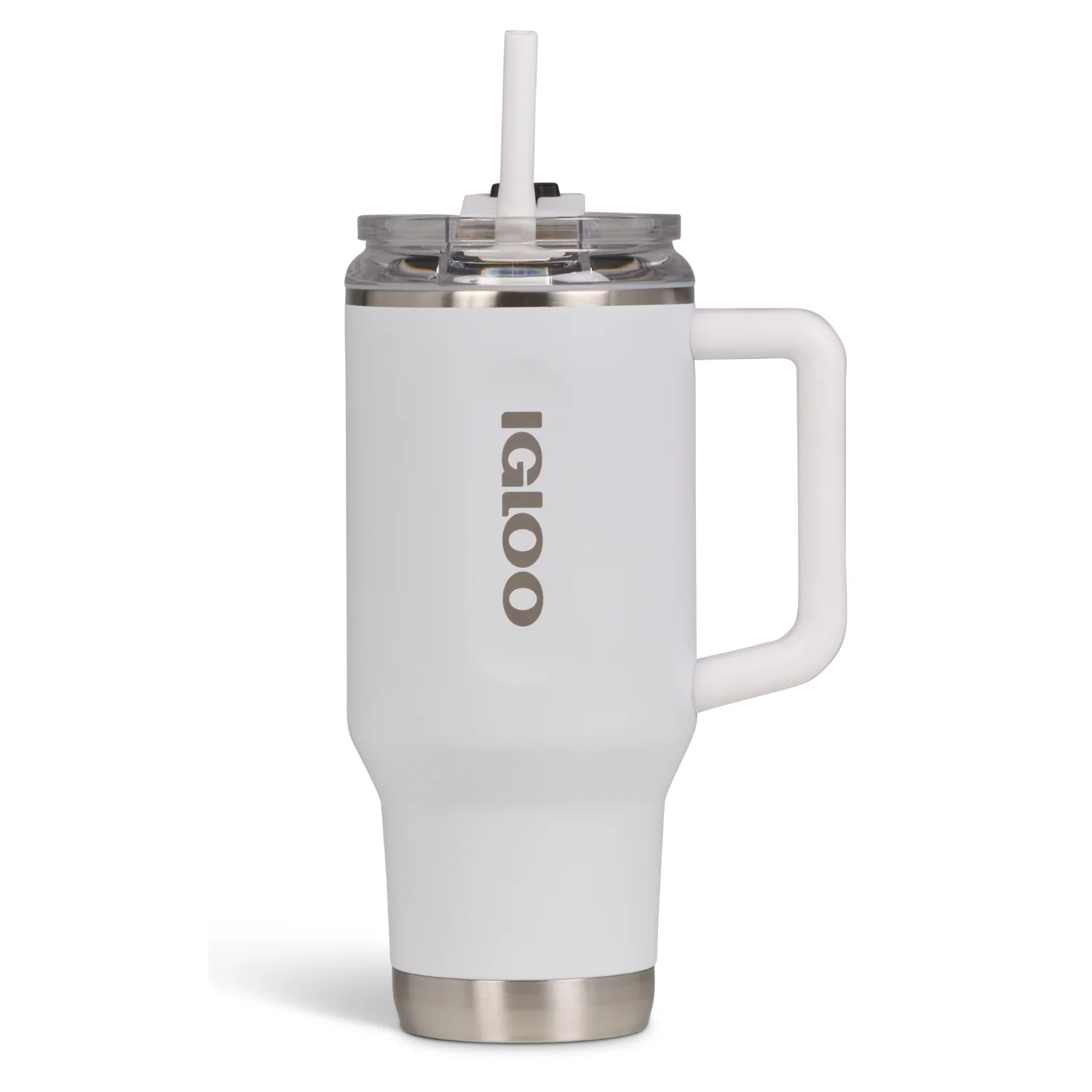 Botella De Agua Termo De 32Oz Igloo Travel. Vaso Térmico De Acero Inoxidable. Color Blanco.