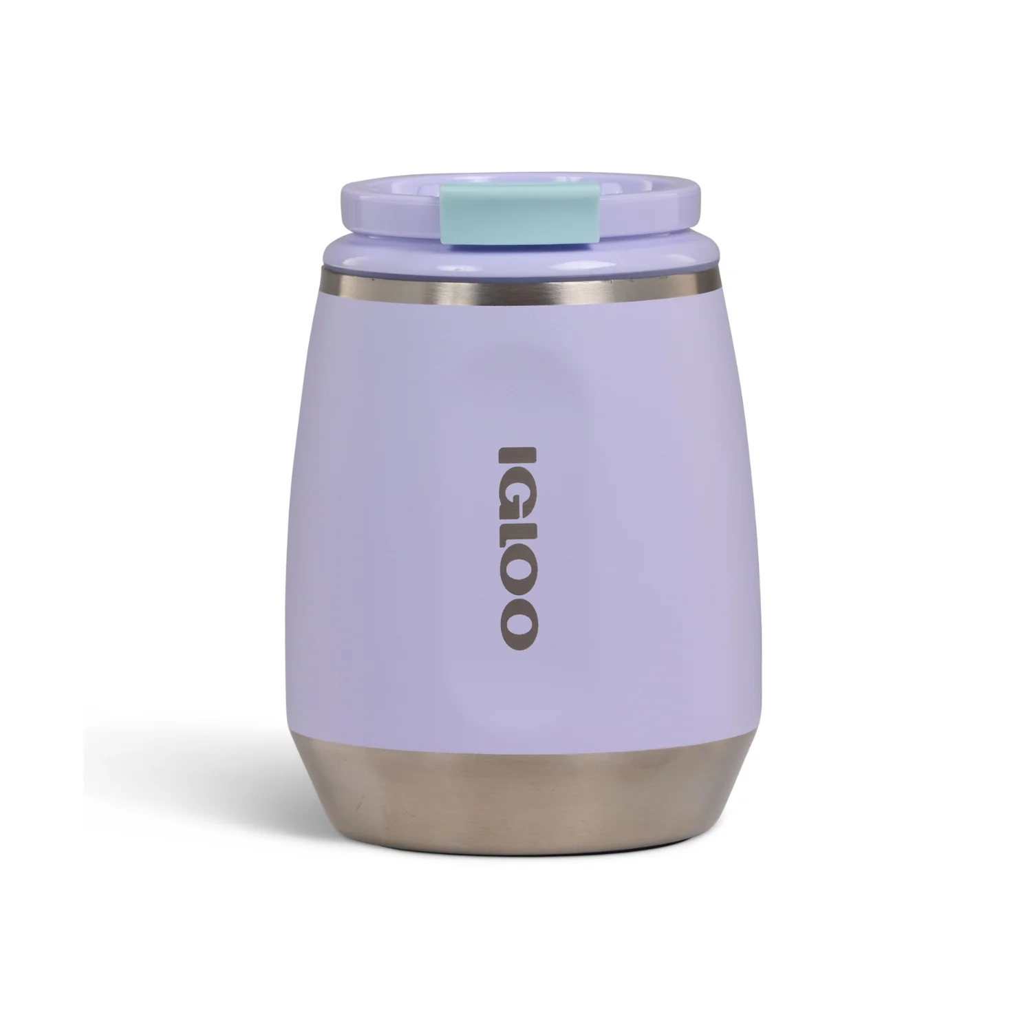 Botella De Agua Vino Termica 10Oz Igloo. Vaso Termico De Acero Inoxidable Para Vino Color Lila.