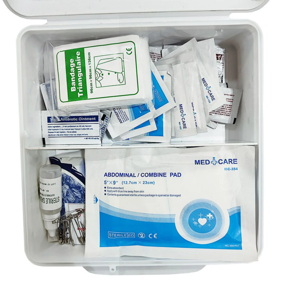 Botiquín De Primeros Auxilios. Kit Con Suministros Para Cuidados Y Emergencias. 25X25x7.5Cm - Image 3
