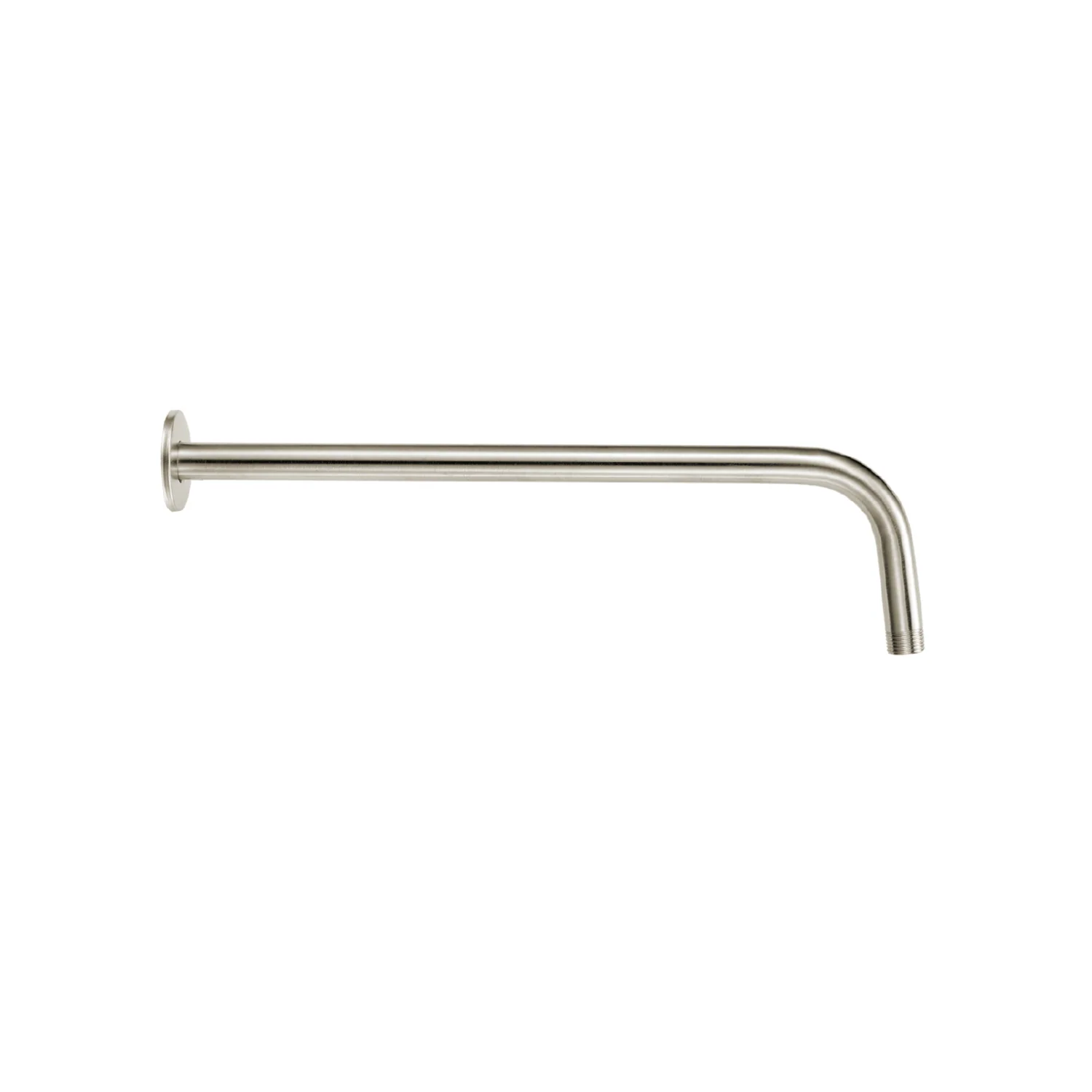 Brazo De Ducha 50 Cm Satinado. Tubo De Acero Inoxidable Con Chapetón Para Regadera. - Image 2