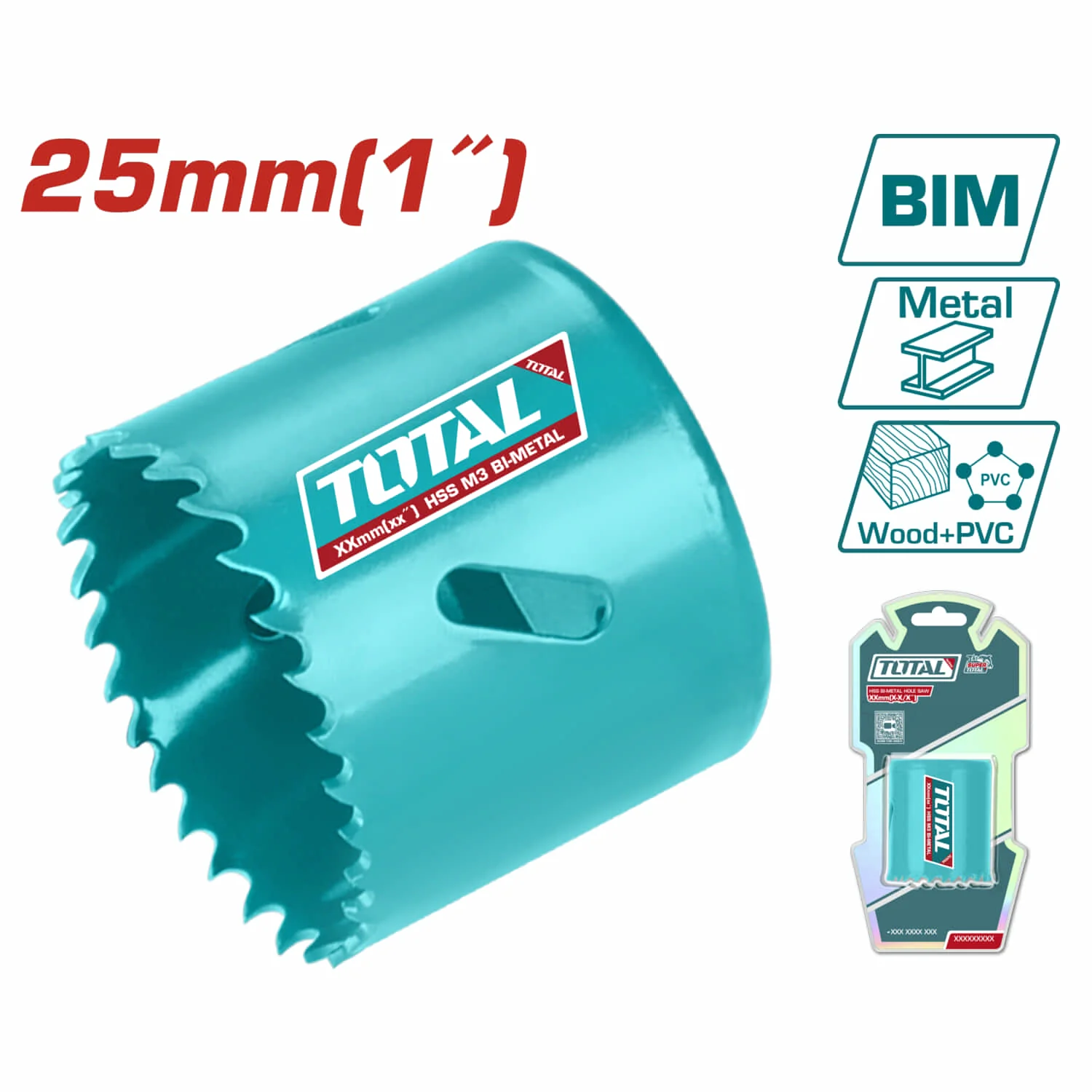 Broca Cilíndrica Sacabocado HSS M3 Bi-Metal, Dientes Variados 4-6TPI - Image 5