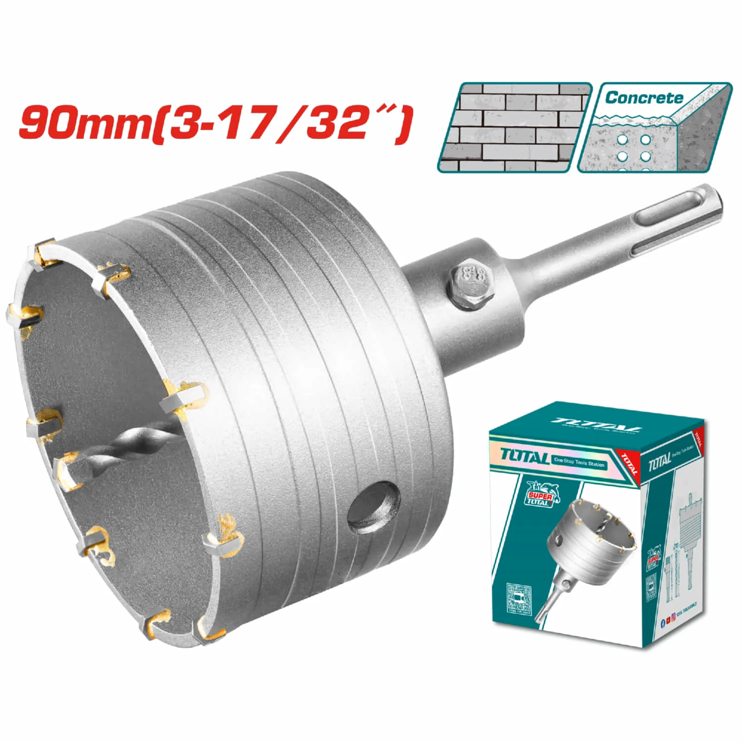 Brocas Circulares Para Concreto Con Piezas De Cuchillas TCT Y Adaptador De 110Mm. - Image 15