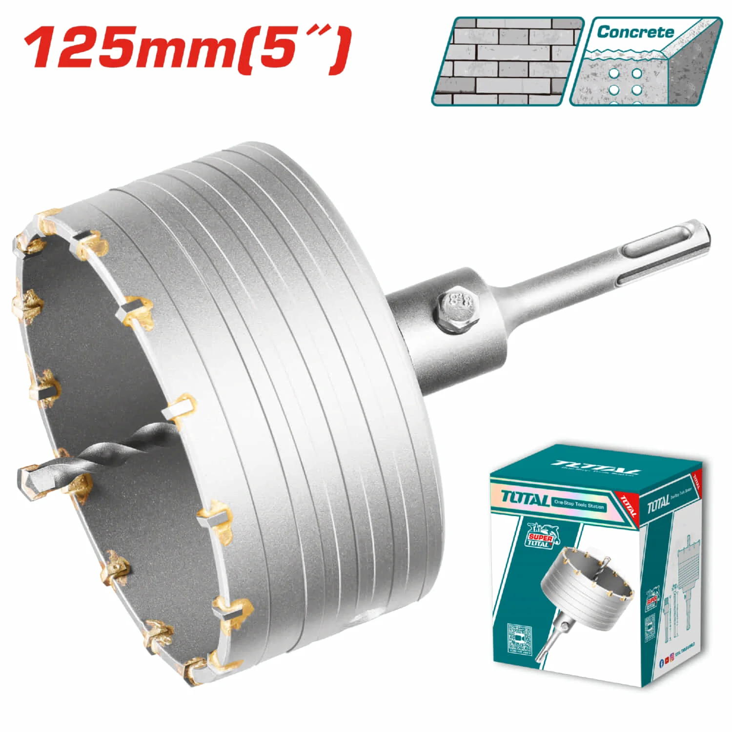 Brocas Circulares Para Concreto Con Piezas De Cuchillas TCT Y Adaptador De 110Mm. - Image 20