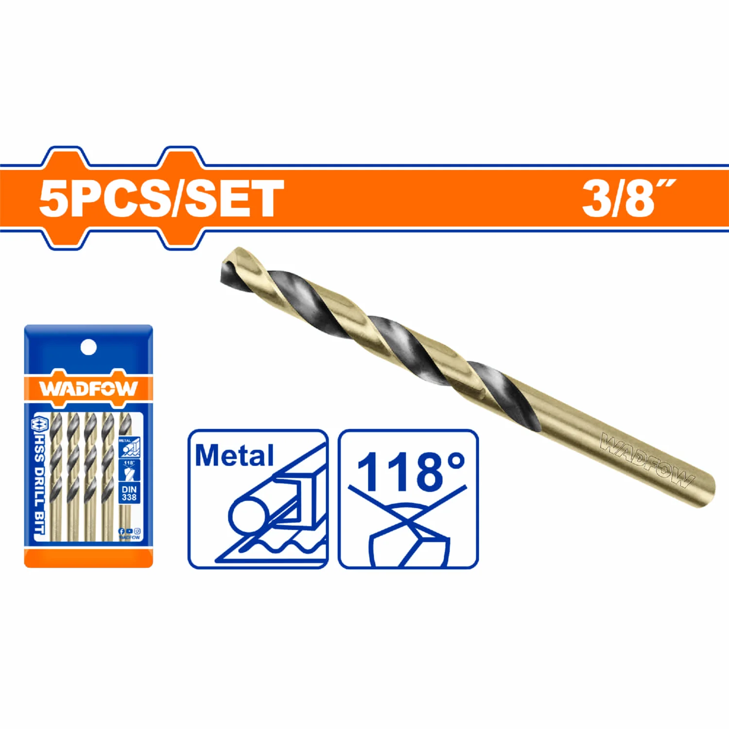 Brocas HSS Acero Alta Velocidad. Ideal Para Metal. Se Vende En Set - Image 6