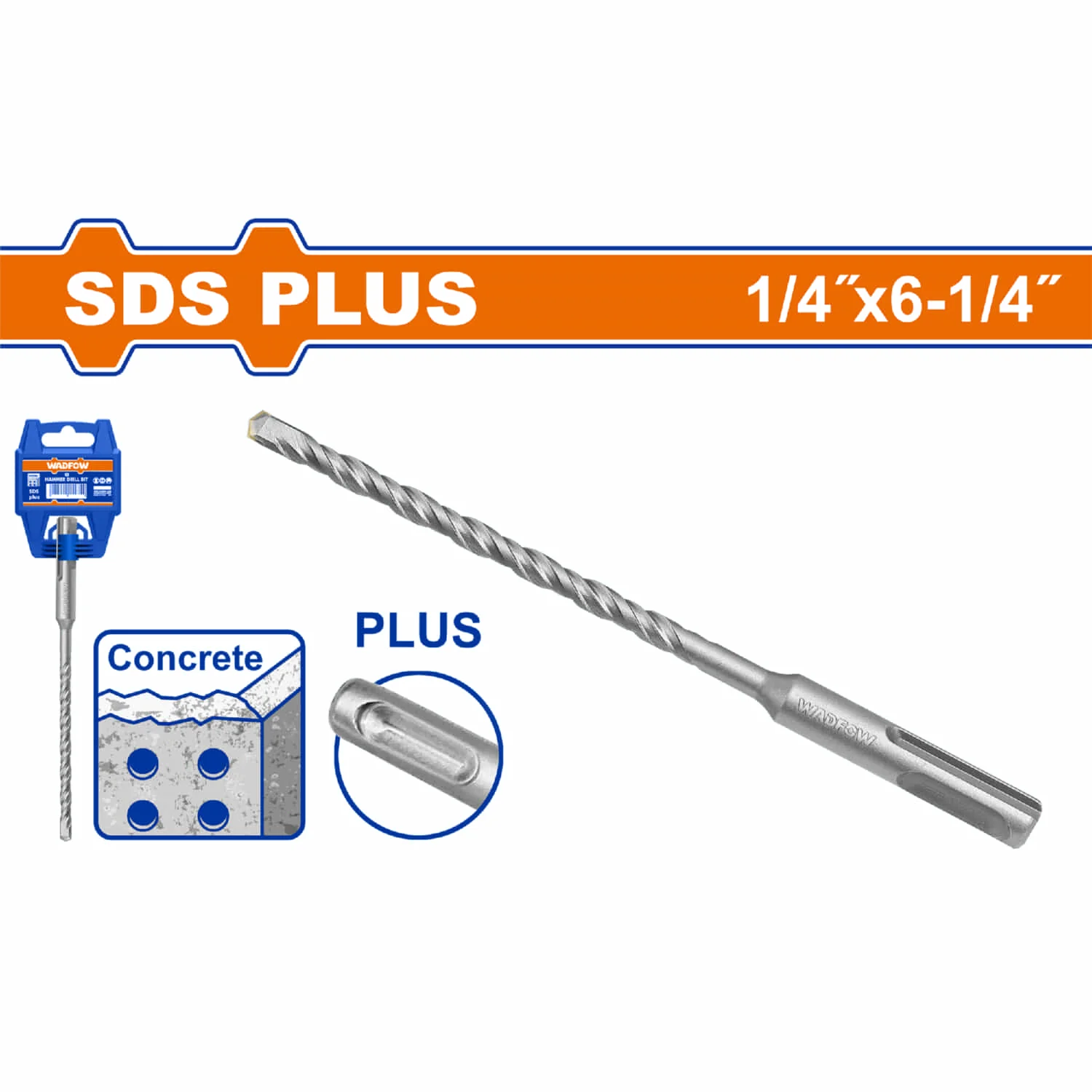 Brocas Para Concreto SDS Plus. Punta TCT Alta Calidad. Cromo-Vanadio. - Image 3