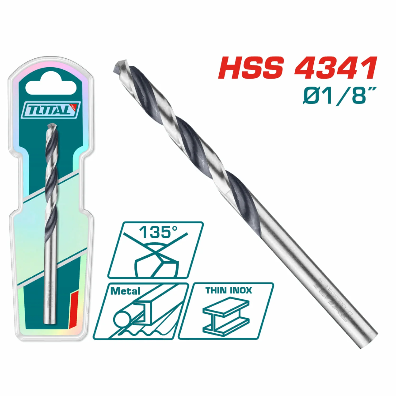 Brocas Para Metal HSS 4341 135º - Image 4
