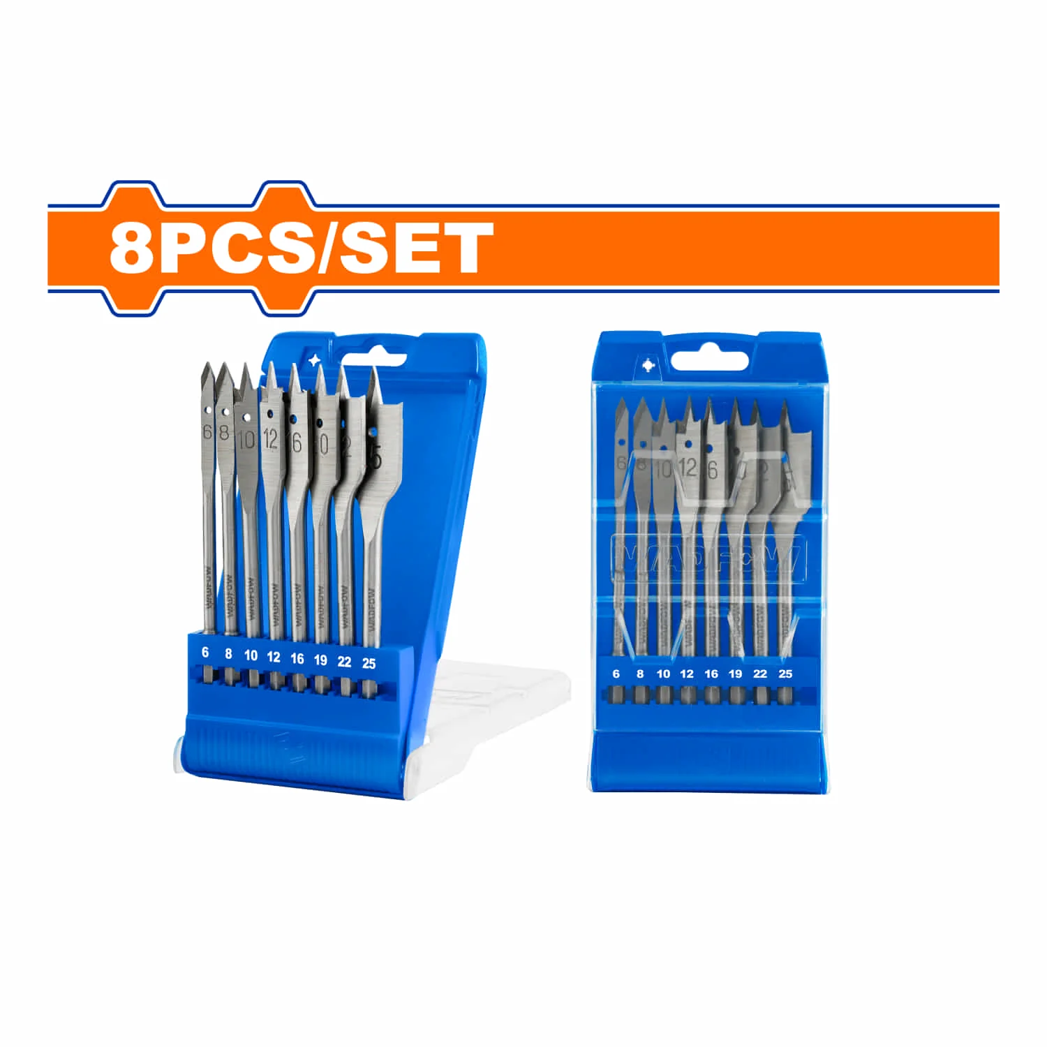Brocas Planas Para Madera. Juego De 8 Piezas Para Taladro. - Image 2