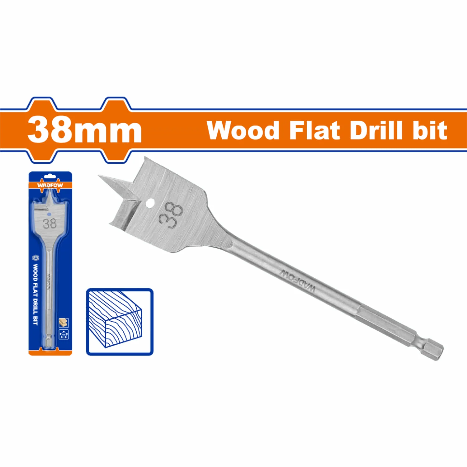 Brocas Planas Para Madera. Zanco Hexagonal De 1/4". Manitas Milimétricas Para Taladro. - Image 18