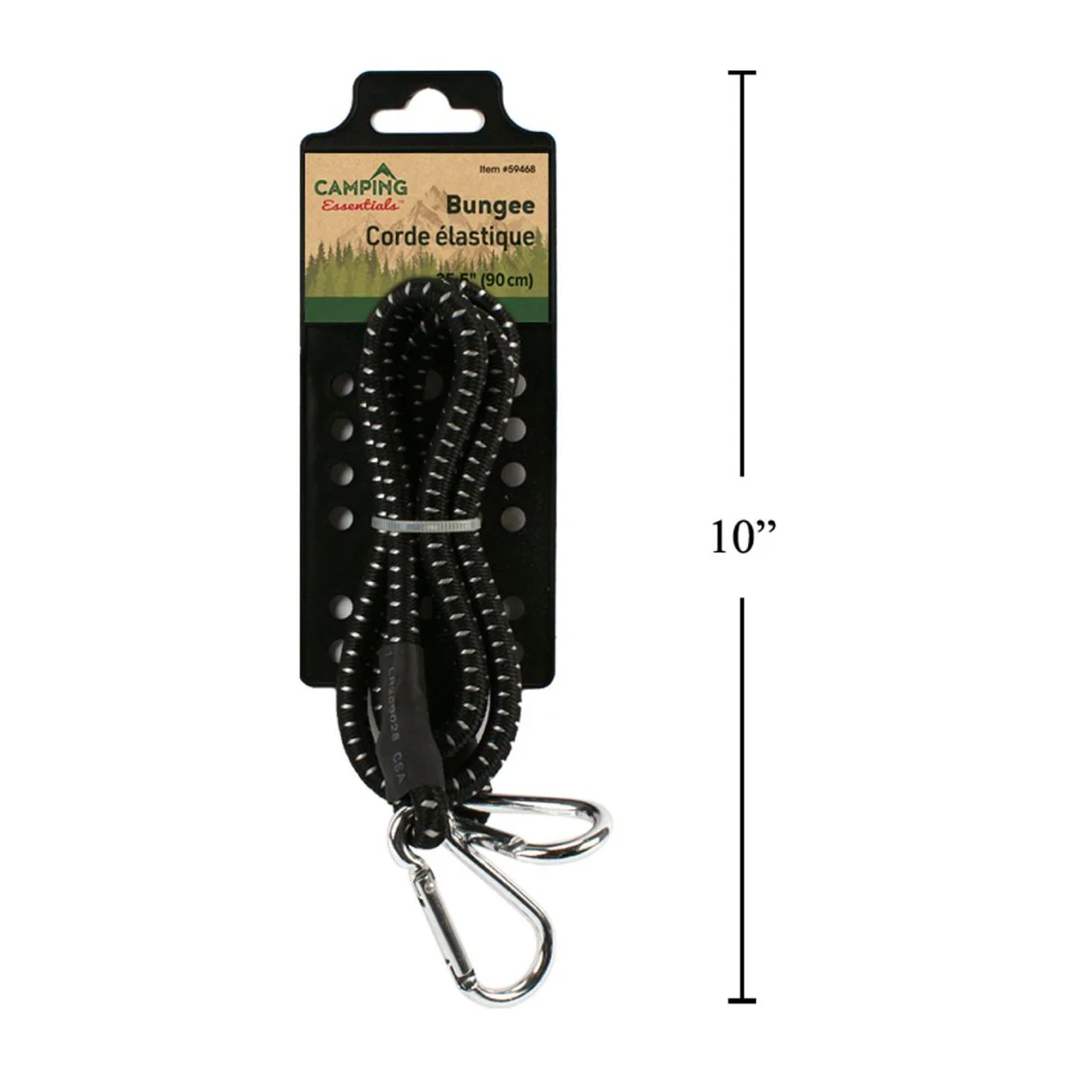 Bungee Elasticos De Camping Para Amarre Soga Con Ganchos 8 Mm X 90 Cm - Image 3
