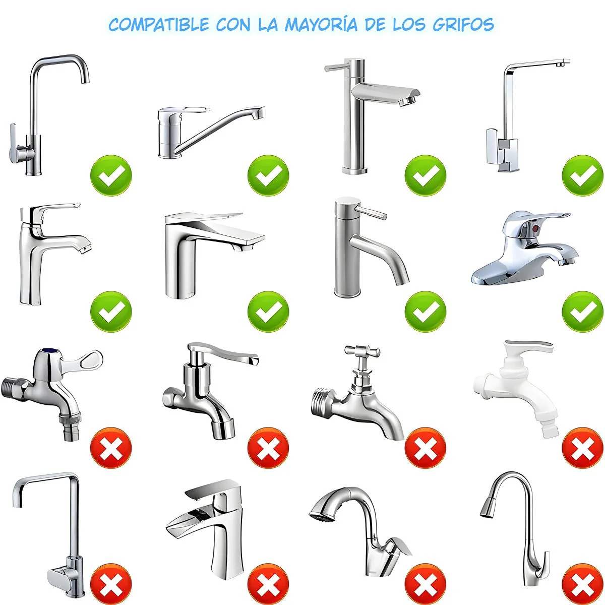 Cabezal De Grifo 3 En 1 Con Dispensador De Jabón Y Manguera Extensible. Boquilla Multifunción Para Llave De Fregadero. - Image 6