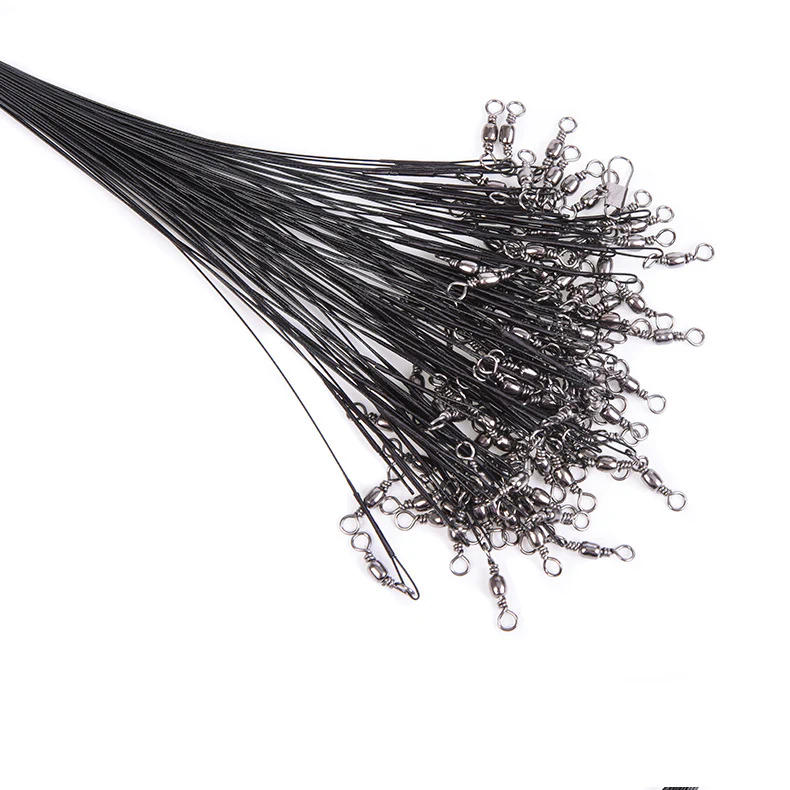 Cables De Acero De Pesca Con Ganchos (10 Uds) - Image 2