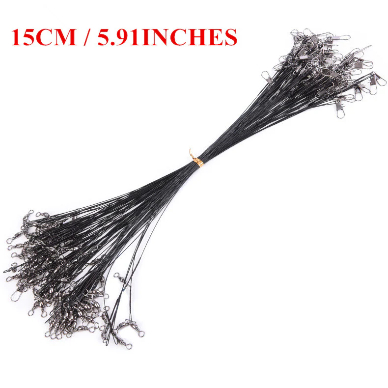 Cables De Acero De Pesca Con Ganchos (10 Uds) - Image 7
