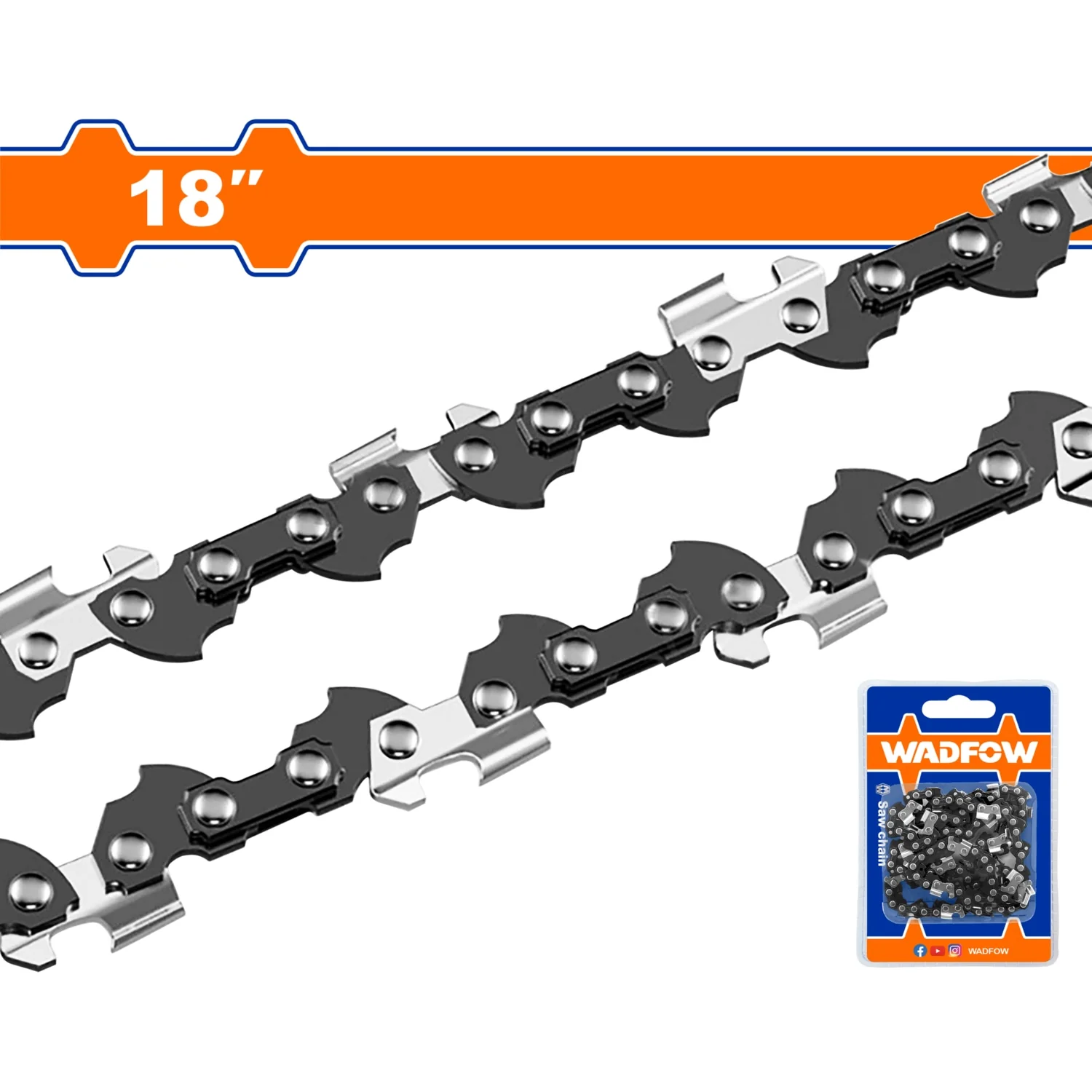 Cadena De 18" Para Motosierra A Gasolina WGC1552 - Image 2