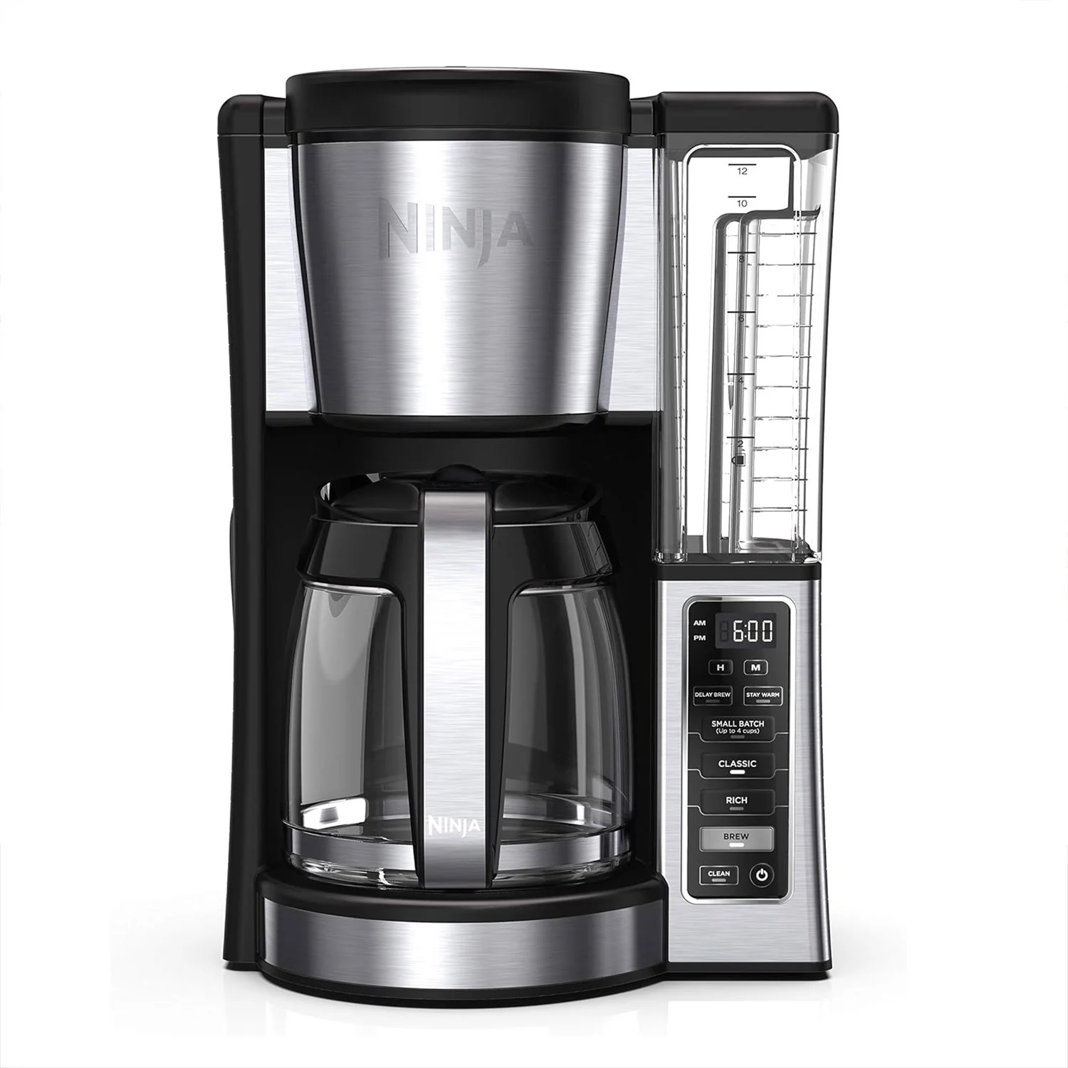 Cafetera Programable Ninja CE250. Maquina De Café De Capacidad Hasta 12 Tazas Y Filtro Permanente.