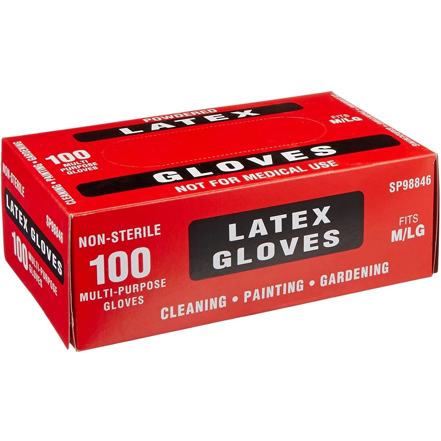(Caja 100 Piezas) Guantes De Látex Empolvados Desechables. Multipropósito. Talla M/L - Image 2