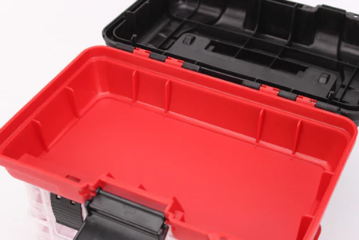 Caja Almacenamiento Roja Para Accesorios De Pesca - Image 5