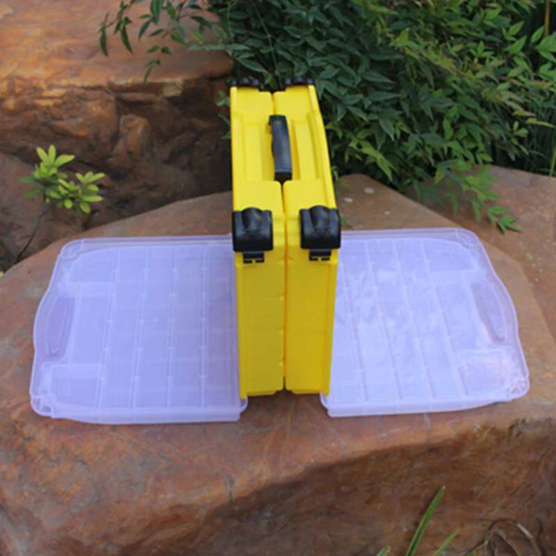 Caja Doble Compartimiento Para Señuelos Pesca - Image 4