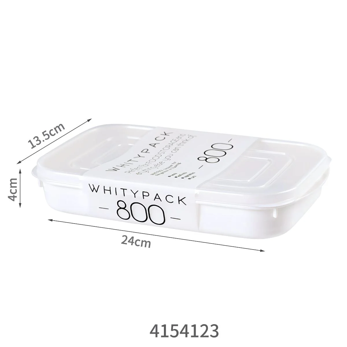 Caja Envase De Plastico Recipiente Hermético. Vasija Para Comida. Caja De Almacenamiento Sellada. 800 Ml