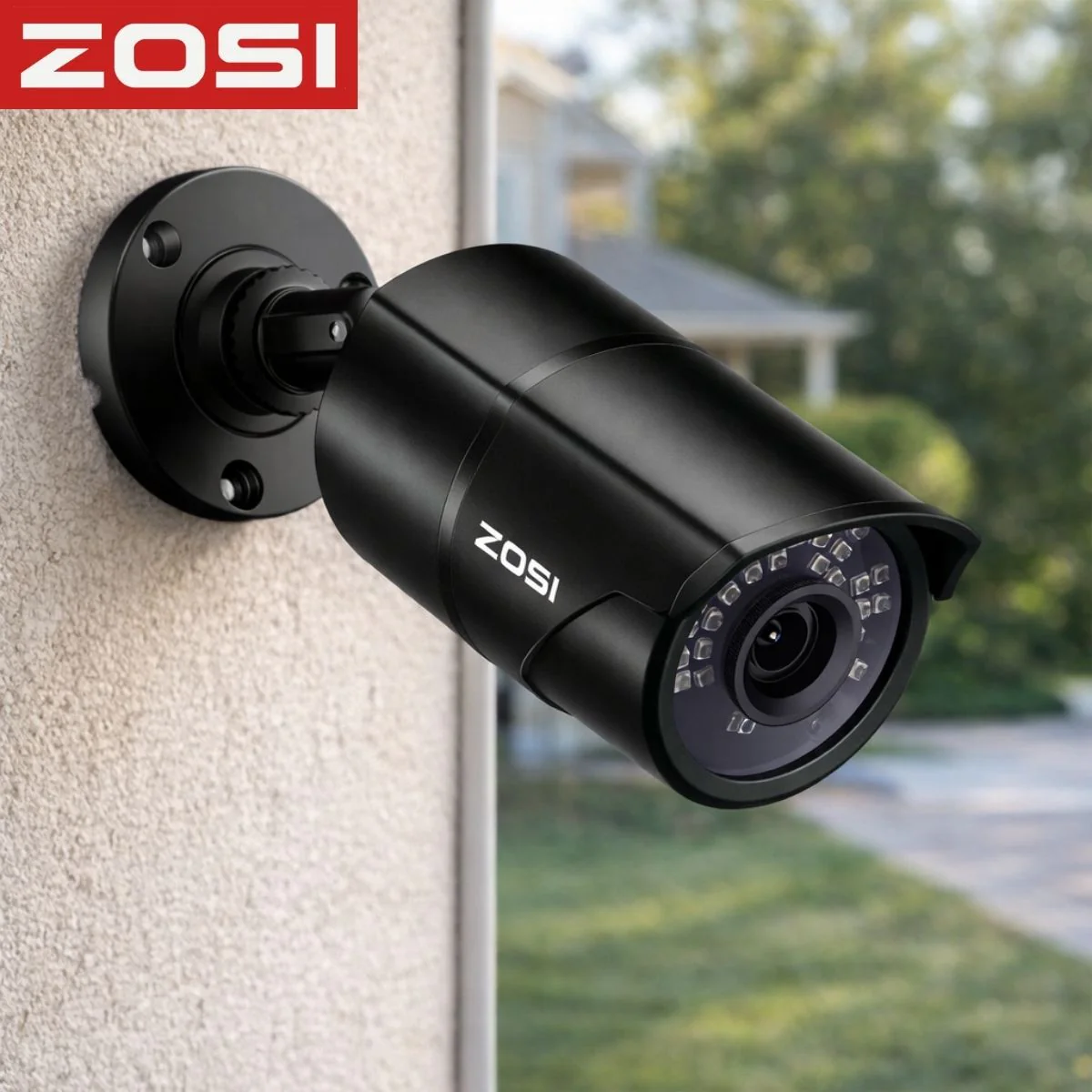 Cámara De Seguridad 1080P 4 En 1 TVI AHD CVI CVBS Con Lente 3.6Mm IR Cut Y  Visión Nocturna 30M. Carcasa Metálica IP66. Color Negro