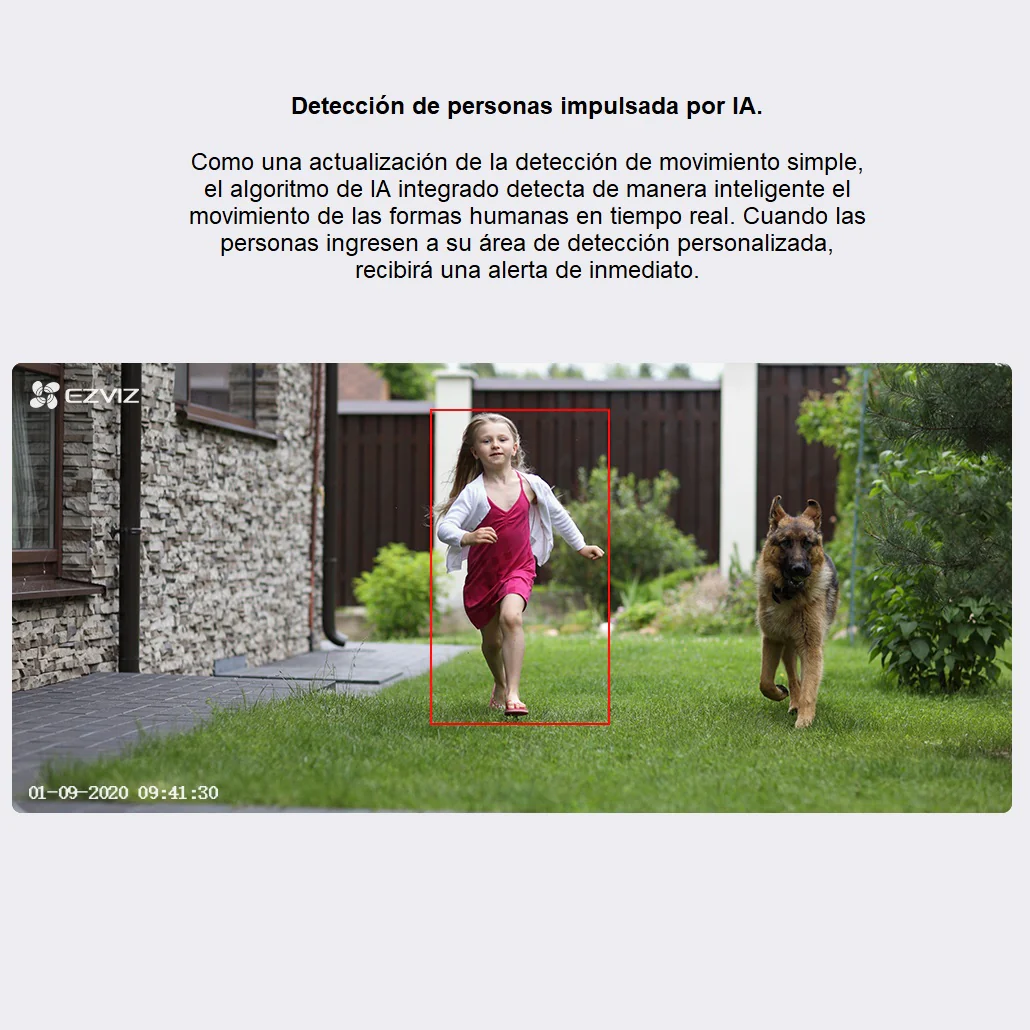 Cámara De Seguridad Inteligente Con Pivote 360° Para Exteriores, Con Wifi. 2MP 1080P. EZVIZ - Image 5