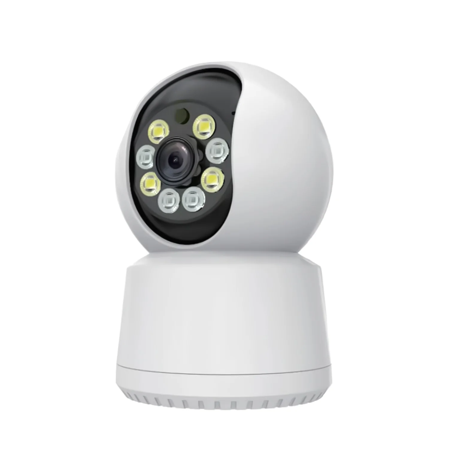 Cámara De Seguridad Inteligente Con Wifi 1080P HD/32Gb, Color Blanco.