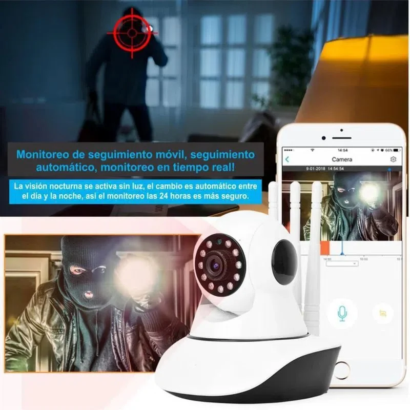 Cámara De Seguridad Inteligente Con Wifi. 2MP. - Image 4